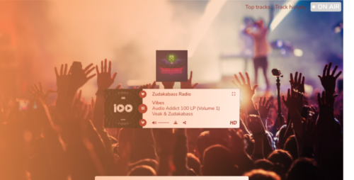 Page radio : un mini-site pour  les webradios